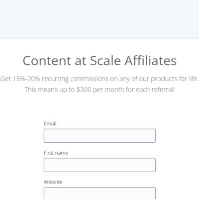 Content at Scale Affiliate Program Review 2023 : How To Join & Its Pros Or Cons